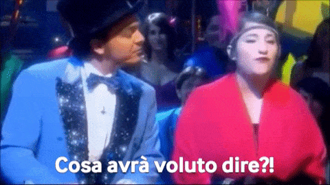 GIF: Cosa avrà voluto dire?!