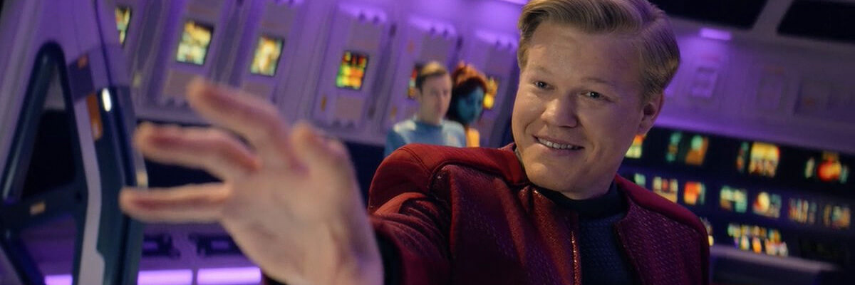 Una scena dell'episodio USS Callister, di Black Mirror